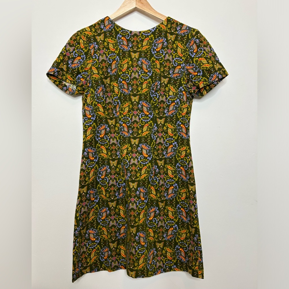 Vintage Patterned Mini Dress
